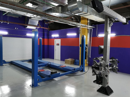 Подъемник четырехстоечный электрогидравлический F4D-4