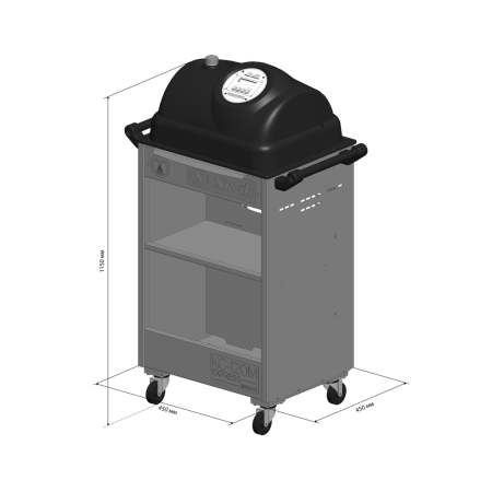 Установка для диагностики и очистки инжектора КС-120М