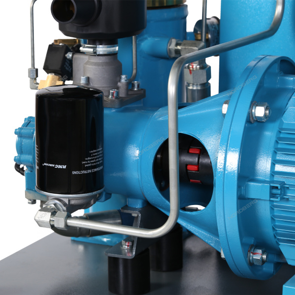 Компрессор винтовой, 7,5 кВт, 10 бар, 900 л/мин, ресивер 260 л, осушитель NCC10RD